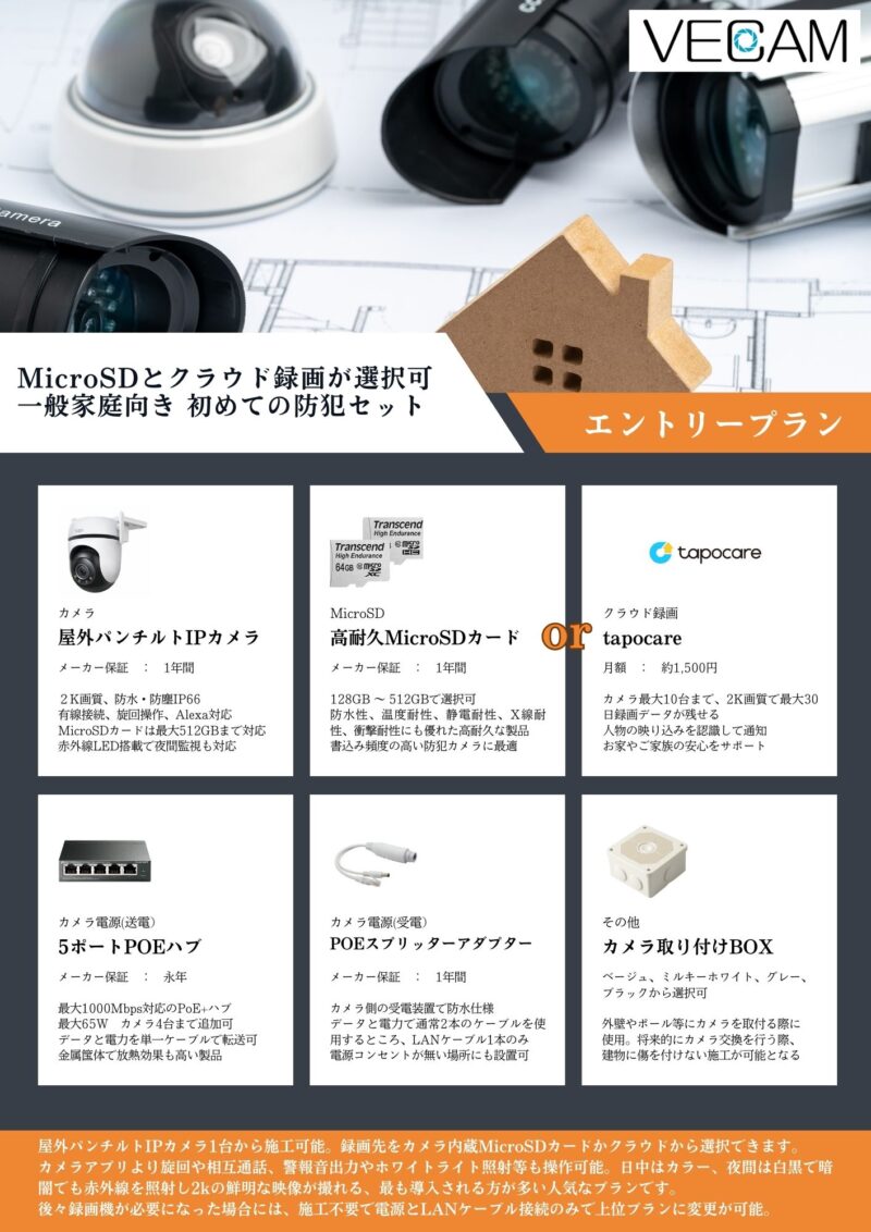 防犯カメラプラン